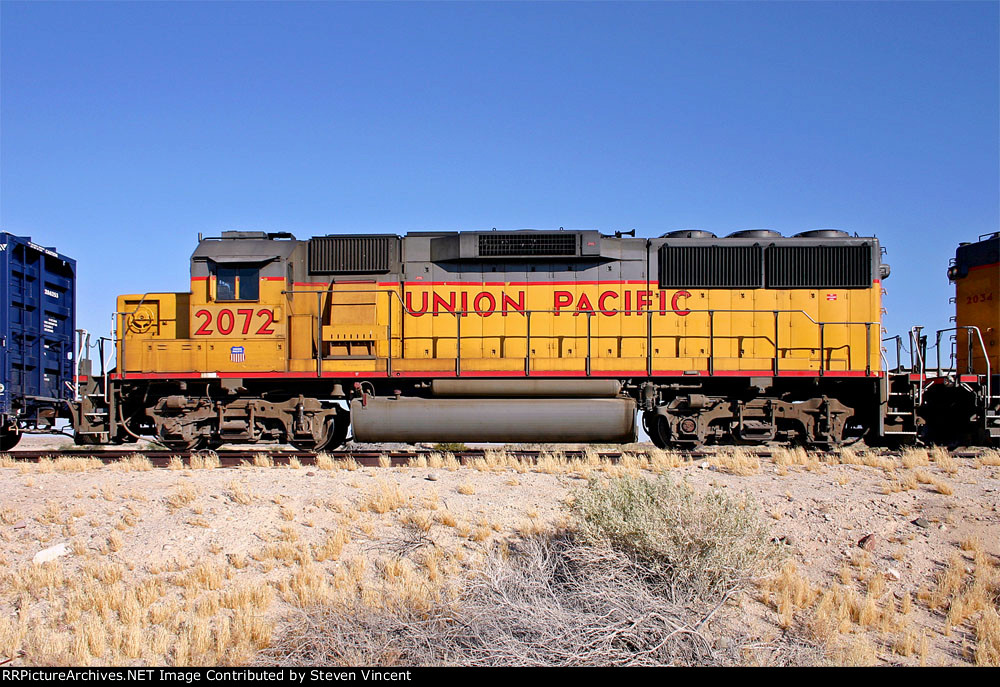 Union Pacific GP60 #2072 on loan to CZRY